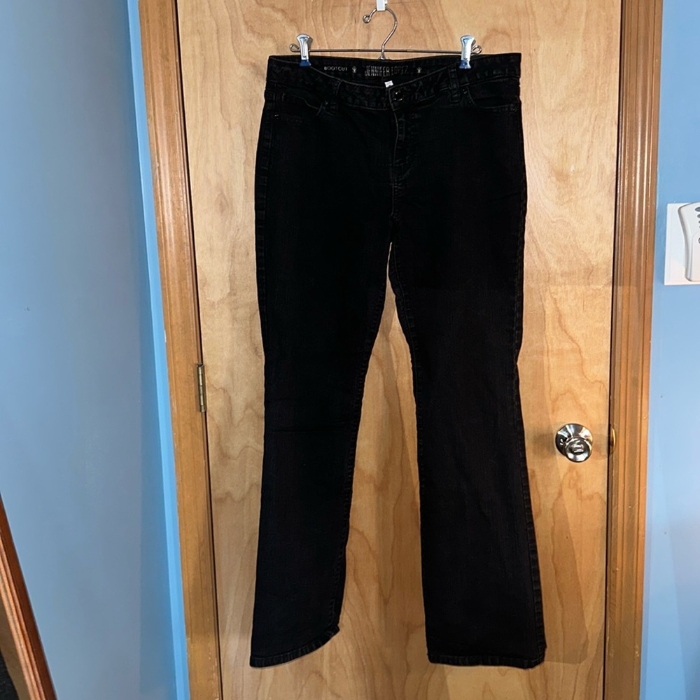 Jennifer Lopez Black Jeans size 14